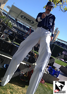 Padres stilt walker