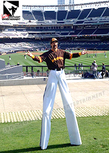 Padres stilt walker